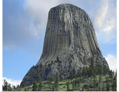Devil's Tower National Monument, sacred site for Native Americans, Wyoming