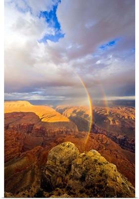Double Rainbow Kanab Pt Grand Canyon