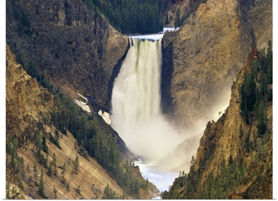 Lower Yellowstone Falls and Grand Canyon of Yellowstone National Park, Wyoming