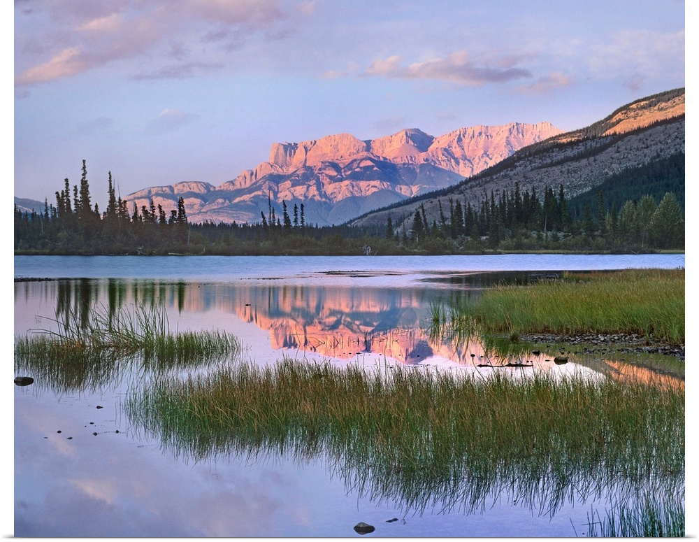 Miette Range and Talbot Lake, Jasper National Park, Canada