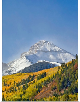 Peak after First Snow Rocky Mts Colorado