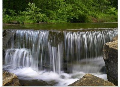 Sand Creek cascades in Osage Hills State Park, Oklahoma