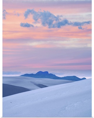 Sand Dunes At Sunset, White Sands, New Mexico