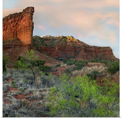 Sandstone cliffs, Caprock Canyons State Park, Texas