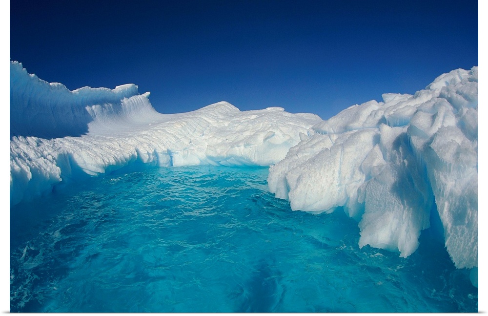 Sculpted iceberg, Terre Adelie Land, east Antarctica