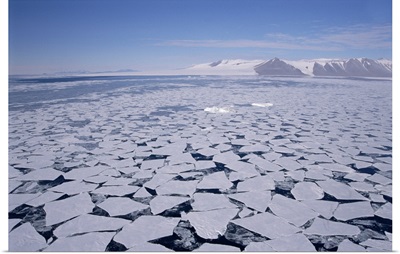 Sea ice break-up, Transantarctic Mountains, Ross Sea, Antarctica