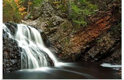 Waterfall in autumn, Nova Scotia, Canada
