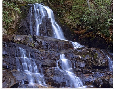 Waterfall, Laurel Creek, Great Smoky Mountains National Park, Tennessee