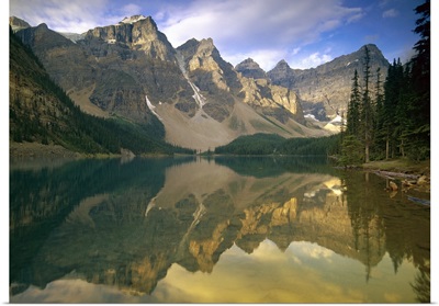 Wenkchemna peaks and moraine lake Banff National Park Alberta Canada