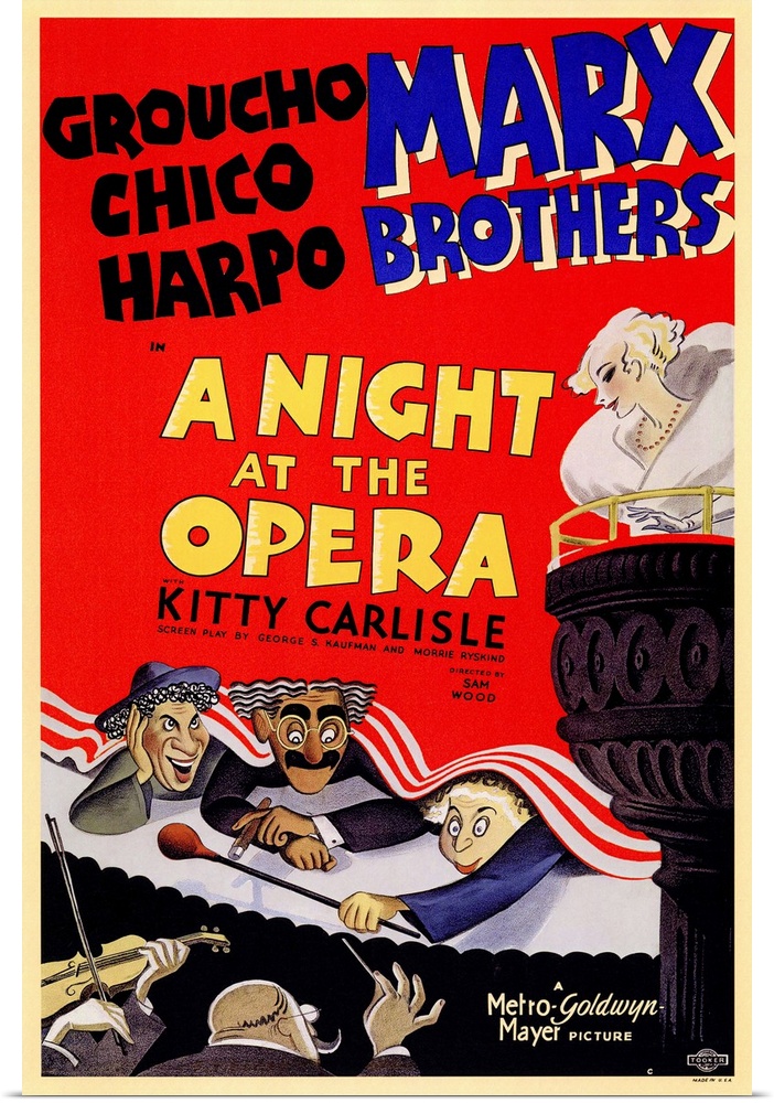 The Marx Brothers get mixed up with grand opera in their first MGM-produced epic and their first without Zeppo. Jones, as ...