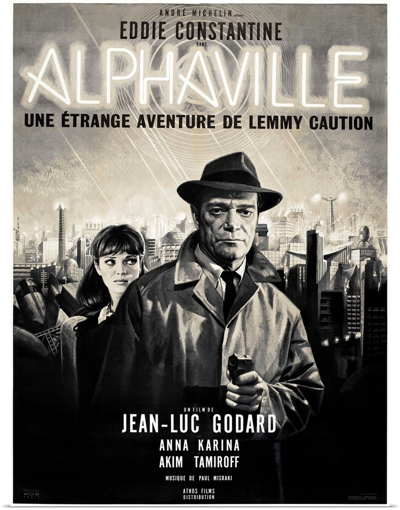 Engaging and inimitable Godard attempt at science fiction mystery. P.I. Lemmy Caution searches for a scientist in a city (...