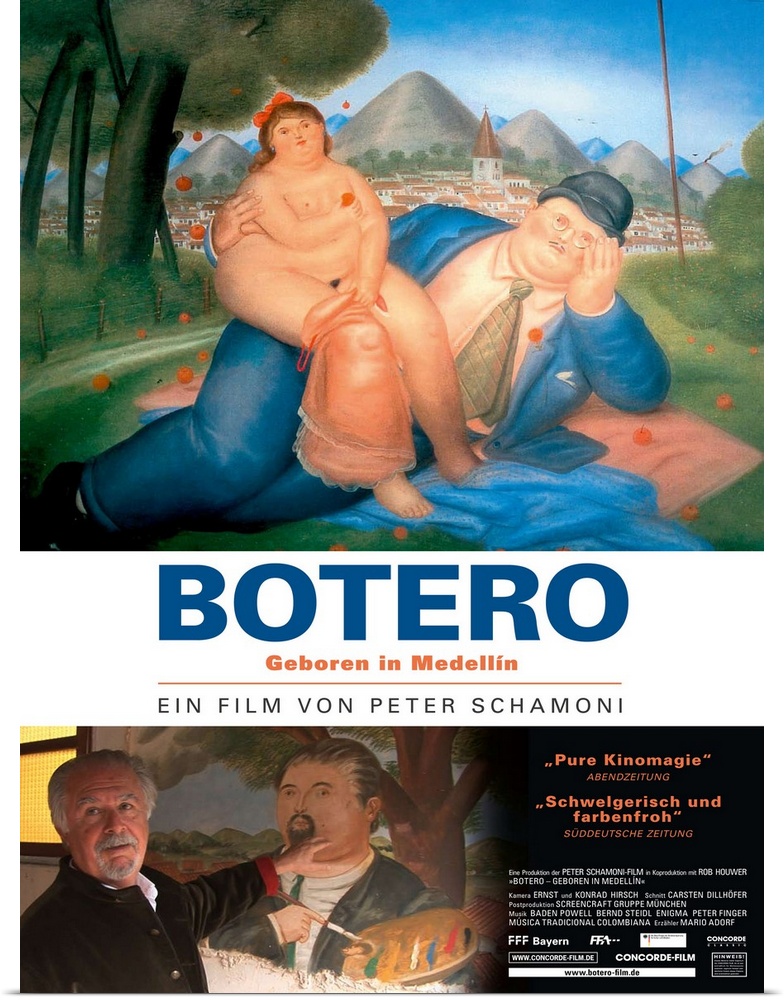 Botero Born in Medellin - Movie Poster - German