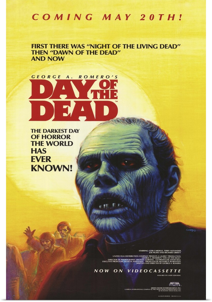 The third in Romero's trilogy of films about flesh-eating zombies taking over the world. Romero hasn't thought up anything...