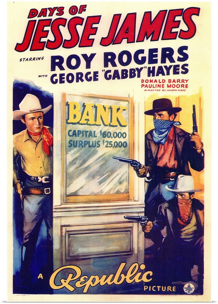 Roy is a member of a detective agency who joins the James gang incognito in order to prove that they didn't rob the Northf...