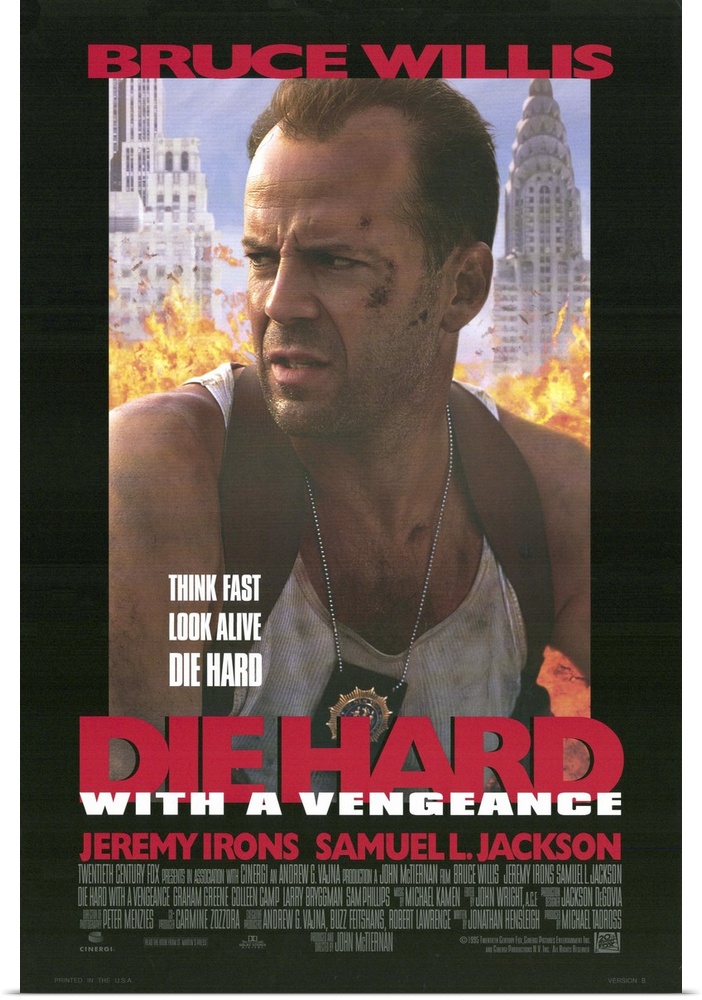 Third time is not a charm in the Die Hard series. McClane (Willis) is back home in the Big Apple and having another bad da...