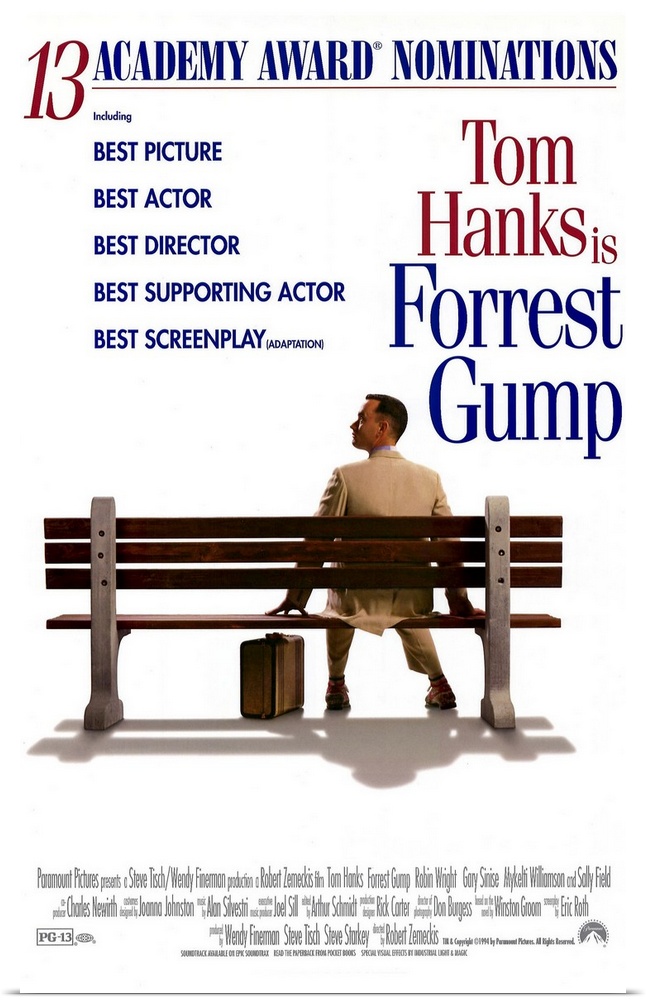 Grandly ambitious and slightly flawed, amounting to a wonderful bit of movie magic. As the intelligence-impaired Gump with...
