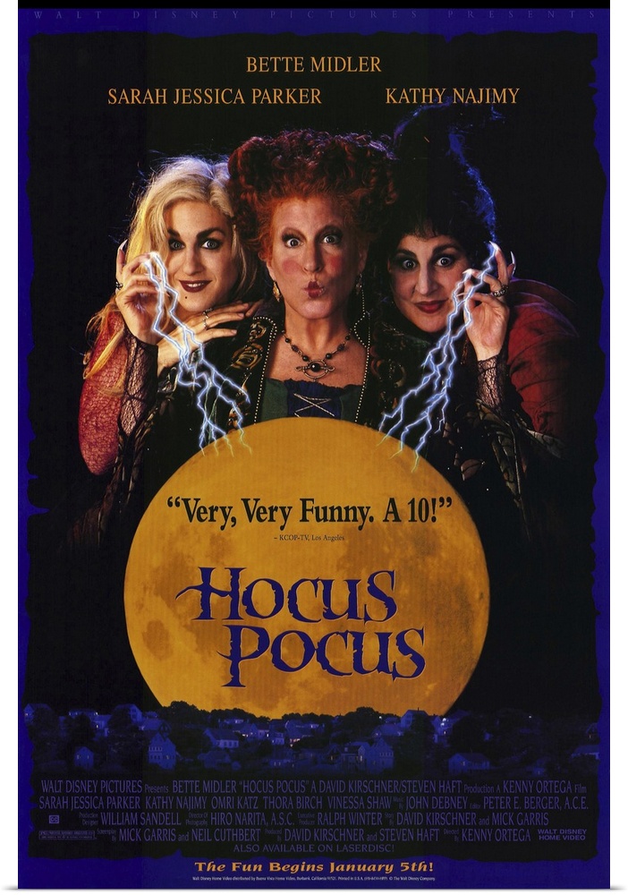 The divine Miss M is back, but this time she's not so sweet. Midler, Najimy, and Parker are 17th century witches accidenta...