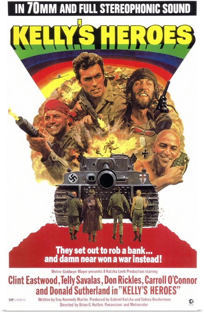 A misfit band of crooks are led by Eastwood on a daring mission: to steal a fortune in gold from behind enemy lines. In th...