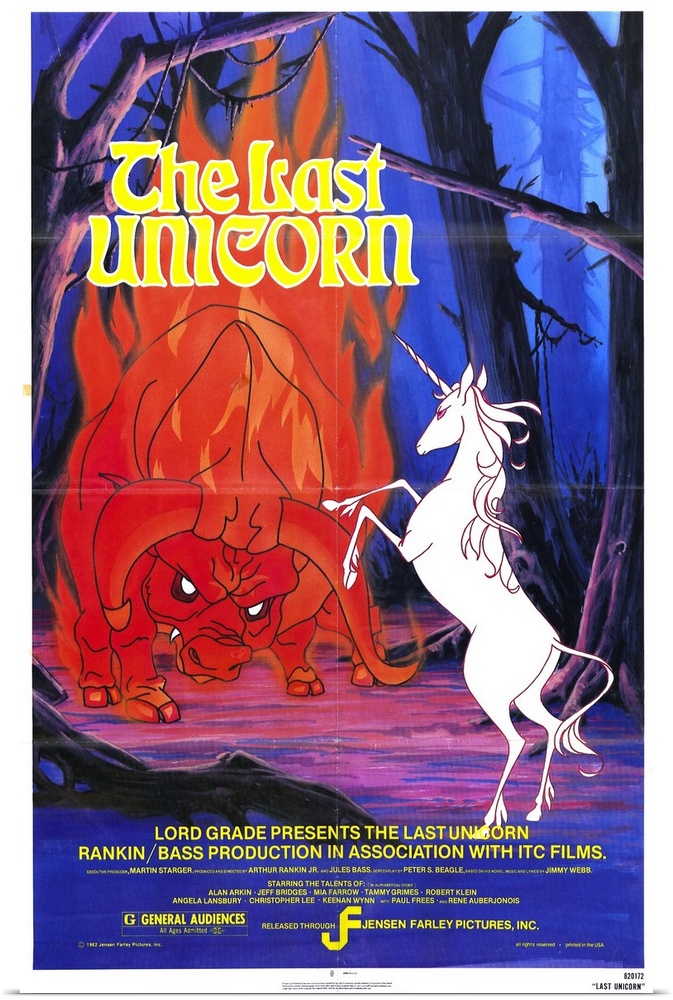 Peter Beagle's popular tale of a beautiful unicorn who goes in search of her lost, mythical family.