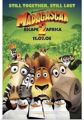 Madagascar: Escape 2 Africa - Movie Poster
