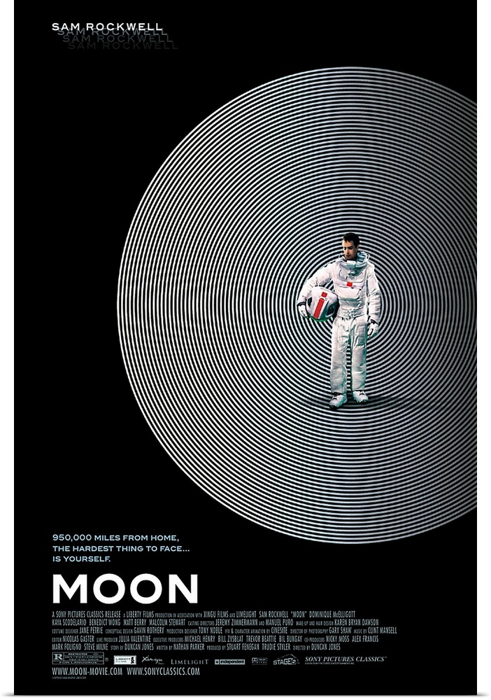 Astronaut Sam Bell has a quintessentially personal encounter while stranded on the moon for a three-year period.