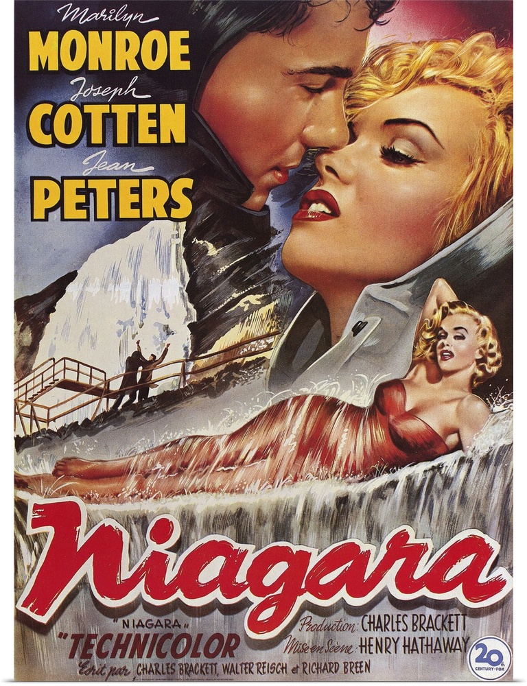 During their honeymoon in Niagara Falls, a scheming wife (Monroe) plans to kill her crazed war-vet husband (Cotten). Littl...