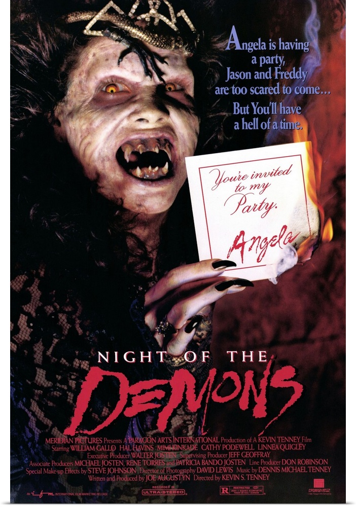 A gory, special-effects-laden horror farce about teenagers calling up demons in a haunted mortuary. On Halloween, of course.