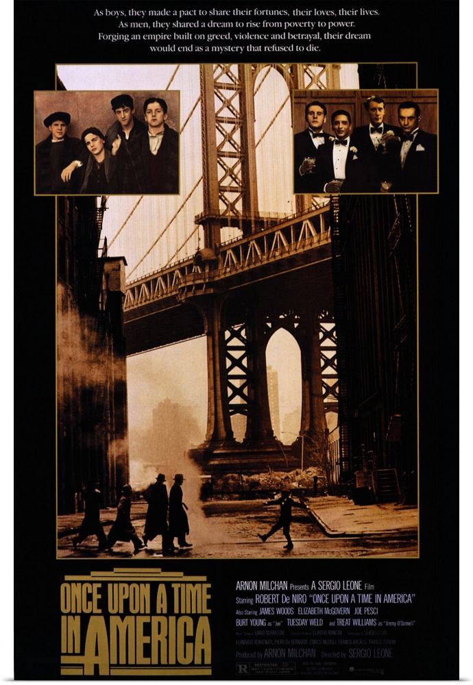 The uncut original version of director Leone''s saga of five young men growing up in Brooklyn during the ''20s who become ...
