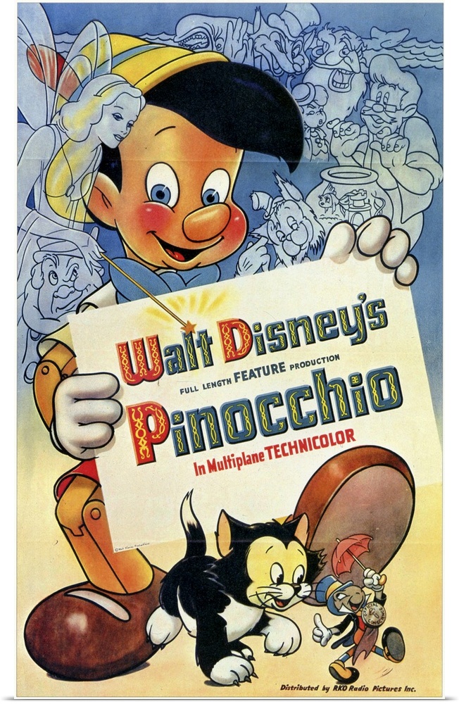 Inventor Gepetto creates a wooden marionette called Pinocchio. His wish that Pinocchio be a real boy is unexpectedly grant...
