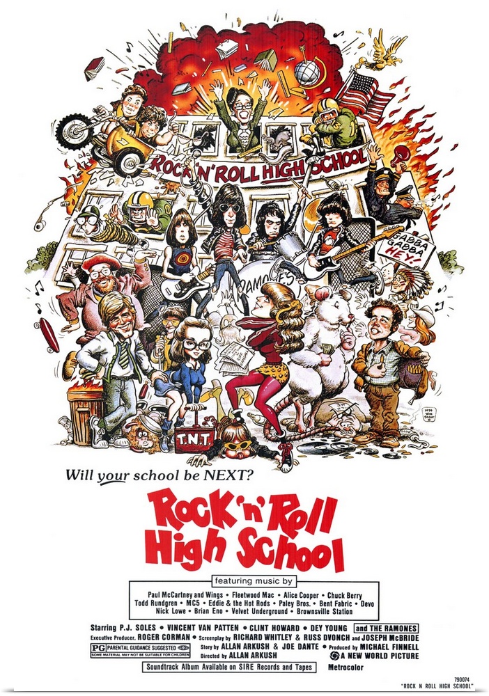 The music of the Ramones highlights this non-stop high-energy cult classic about a high school out to thwart the principal...