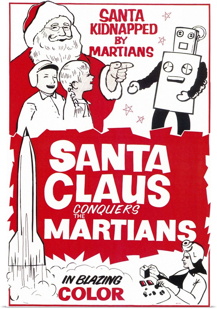 A Martian spaceship comes to Earth and kidnaps Santa Claus and two children. Martian kids, it seems, are jealous that Eart...