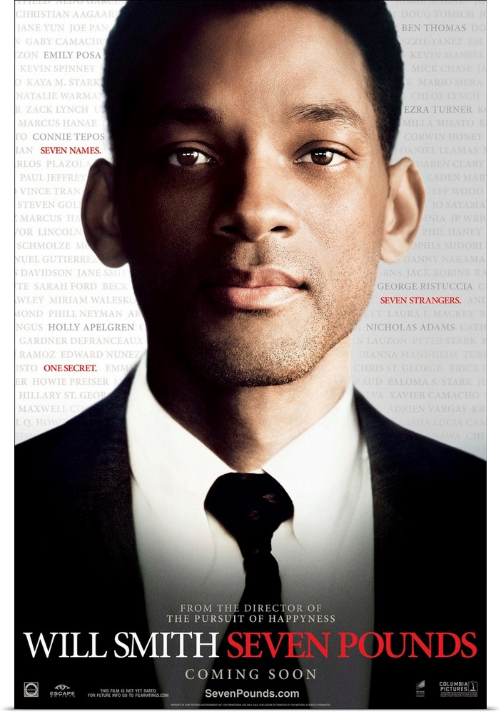 Will Smith will play the role of a suicidal, guilt-ridden man who attempts to make amends for his past. This gesture, whic...