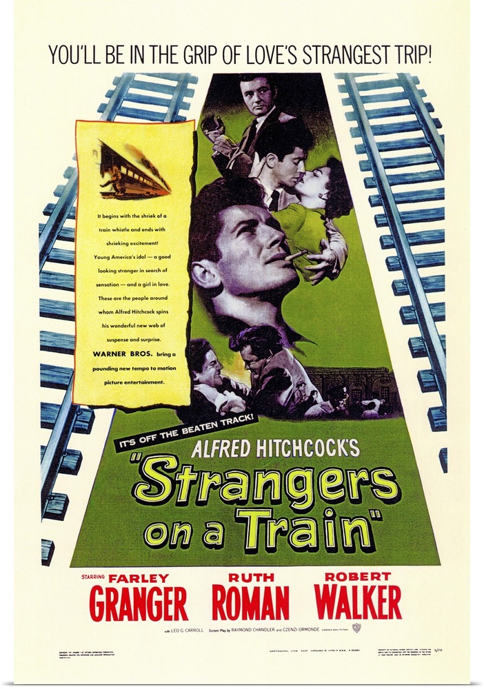 Long before there was "Throw Momma from the Train," there was this Hitchcock super-thriller about two passengers who accid...