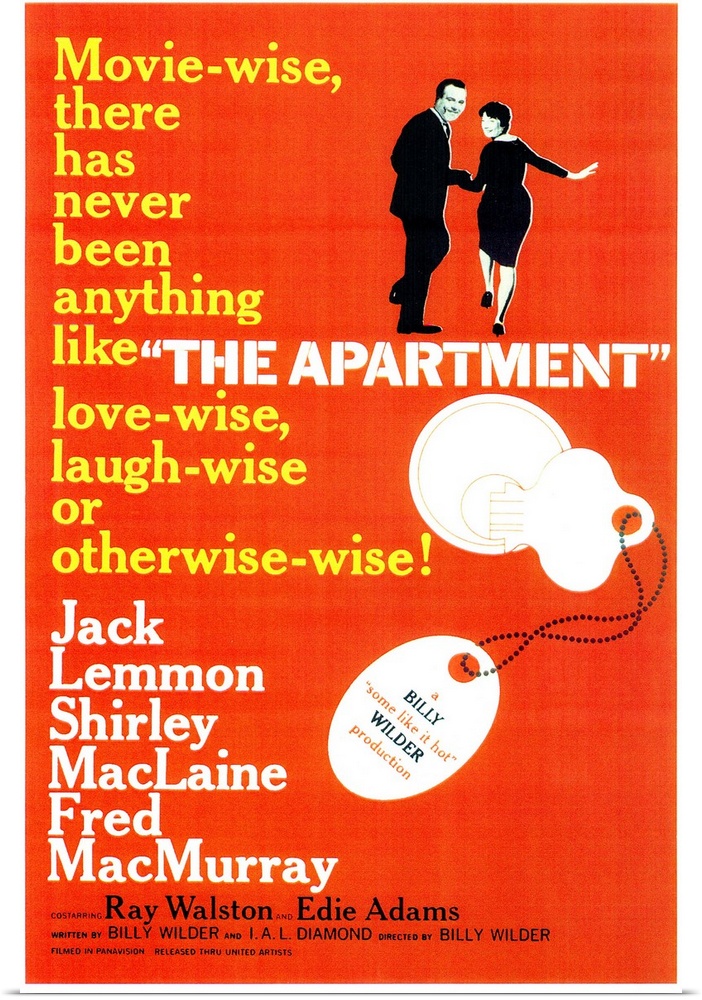Lowly insurance clerk C.C. Baxter (Lemmon) tries to climb the corporate ladder by loaning his apartment out to executives ...