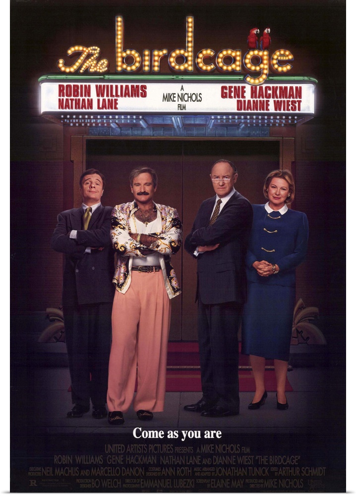 Somewhat overlong but well-played remake of La Cage aux Folles features Williams suppressing his usual manic schtick to po...