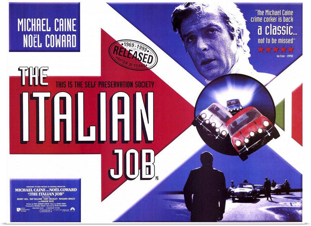 Caine and Coward pair up to steal $4 million in gold by causing a major traffic jam in Turin, Italy. During the jam, the p...