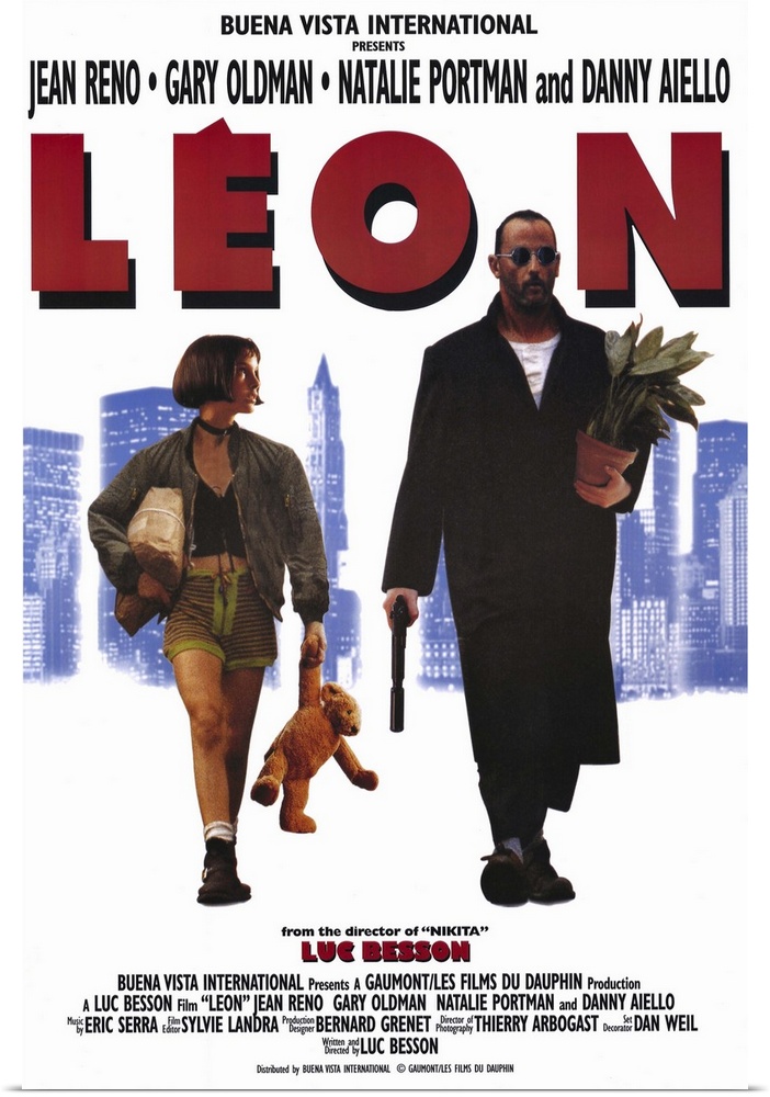 Leon (Reno) is an eccentric French hit man, working New York's mean streets, when his 12-year-old neighbor Mathilda (Portm...