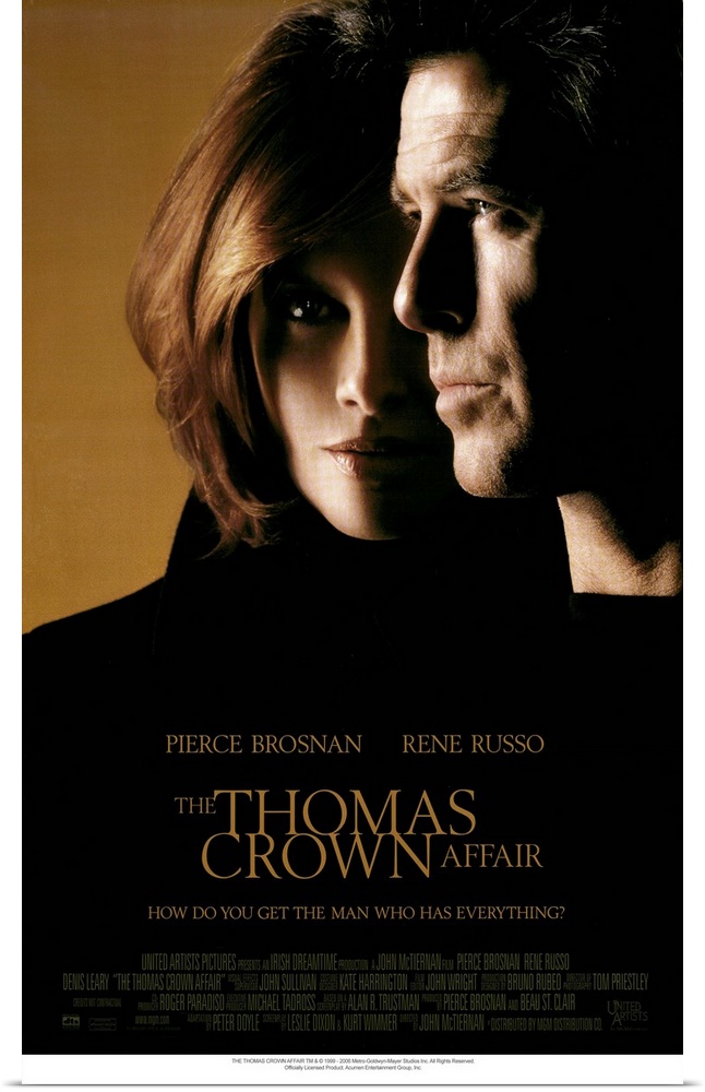 Slick, lavish, updated, and loose adaptation of the 1968 Steve McQueen/Faye Dunaway caper. Thomas Crown (Brosnan) is a sel...