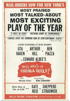 Whos Afraid Of Virginia Woolf? (Broadway) (1962)
