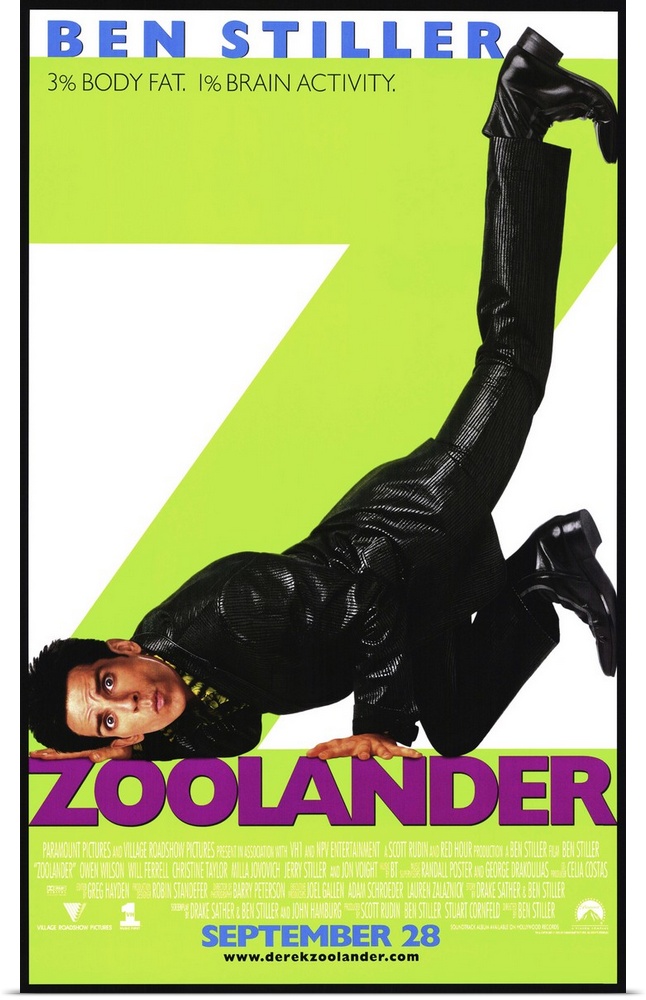 Stiller plays Derek Zoolander, an absurdly vacuous and successful male model who's brainwashed into becoming an assassin b...