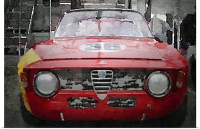 1967 Alfa Romeo GTV Watercolor