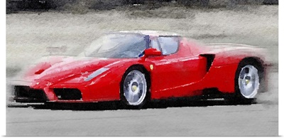 2002 Ferrari Enzo Watercolor