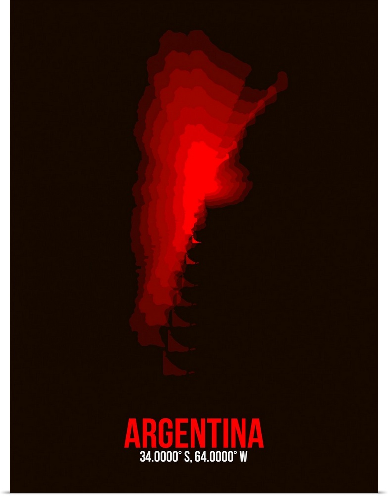 Argentina Radiant Map II
