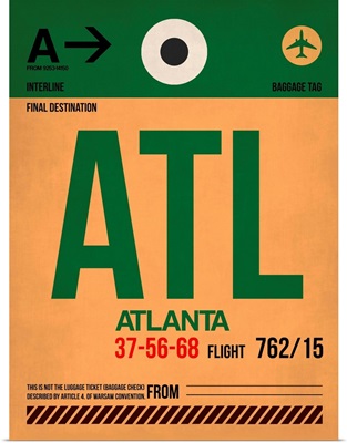 ATL Atlanta Luggage Tag I