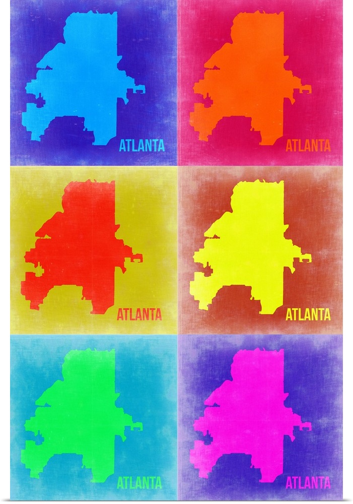 Atlanta Pop Art Map III