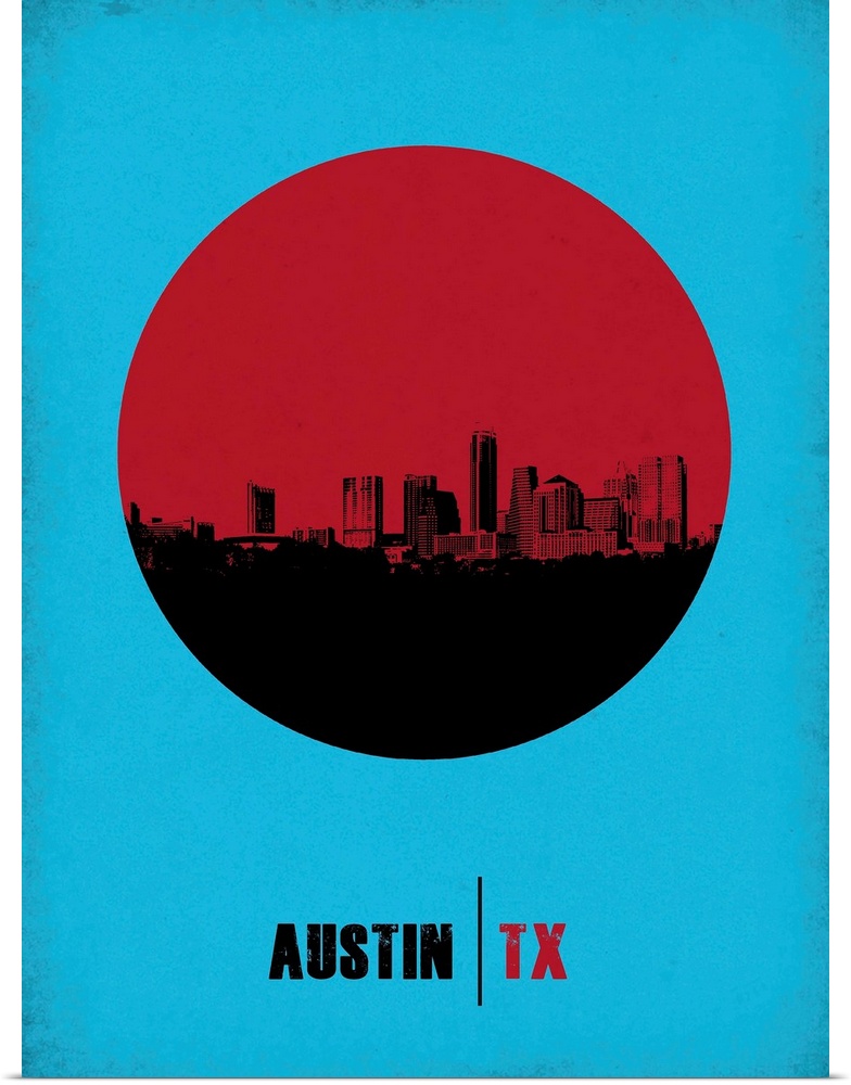 Austin Circle Poster I