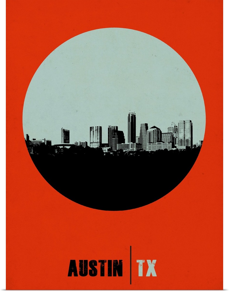 Austin Circle Poster II
