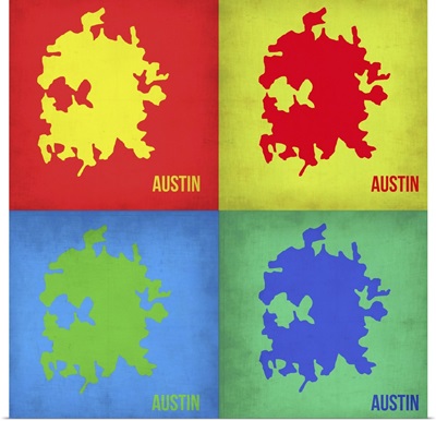 Austin Pop Art Map I