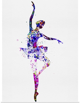 Ballerina Dancing Watercolor II