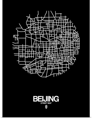 Beijing Street Map Black